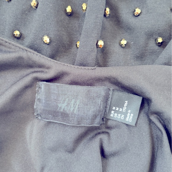 STUNNING BOUTIQUE COLLECTION H&M EMBELLISHED JEWELLED DRESS IN MEDIUM - Picture 3 of 4